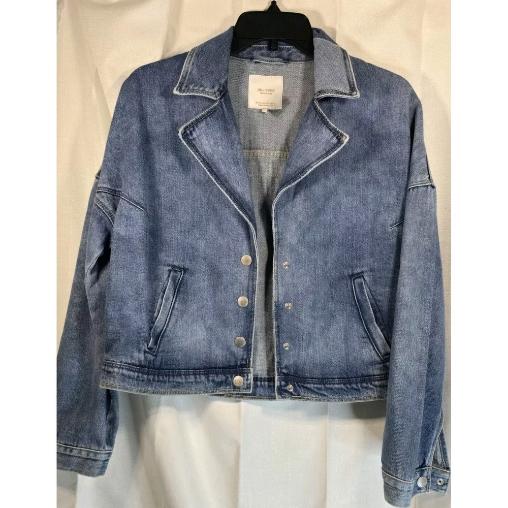 Zara- Chic Statement Denim Jacket - image 2
